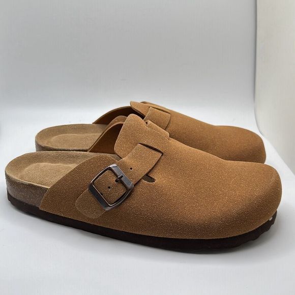 CUSHIONAIRE Womens Clog 8.5 BROWN - Picture 1 of 7